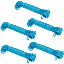Wolf 1/4" X 50ft Corded Polypropylene Rope - Pack Of 5