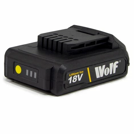 Wolf 18V Li-Ion 1.5Ah Battery 1 Wolf 18V Li-Ion 1.5Ah Battery