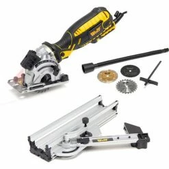 Wolf 89mm Compact Circular Saw 705w With Aluminium Mitre Base