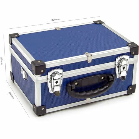 Wolf 320mm Blue Aluminium Storage Case 5 Wolf 320mm Blue Aluminium Storage Case - Image 5