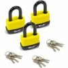 Wolf Heavy Duty 65mm Padlock - Pack Of 3
