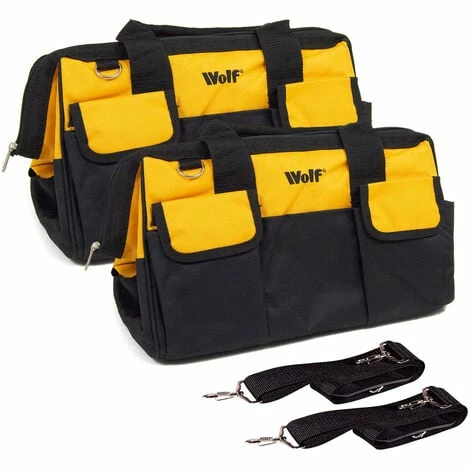 Wolf 470mm Heavy Duty Tool & Travel Bag - Pack Of 2 1 Wolf 470mm Heavy Duty Tool & Travel Bag - Pack Of 2