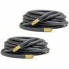 Wolf 10m Rubber Air Hose 1/4" BSPT - Pack Of 2