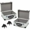 Wolf 320mm Aluminium Case In Silver - Set Of 2