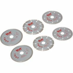 Wolf 115mm Diamond Cutting Disc - 6 Disc Set